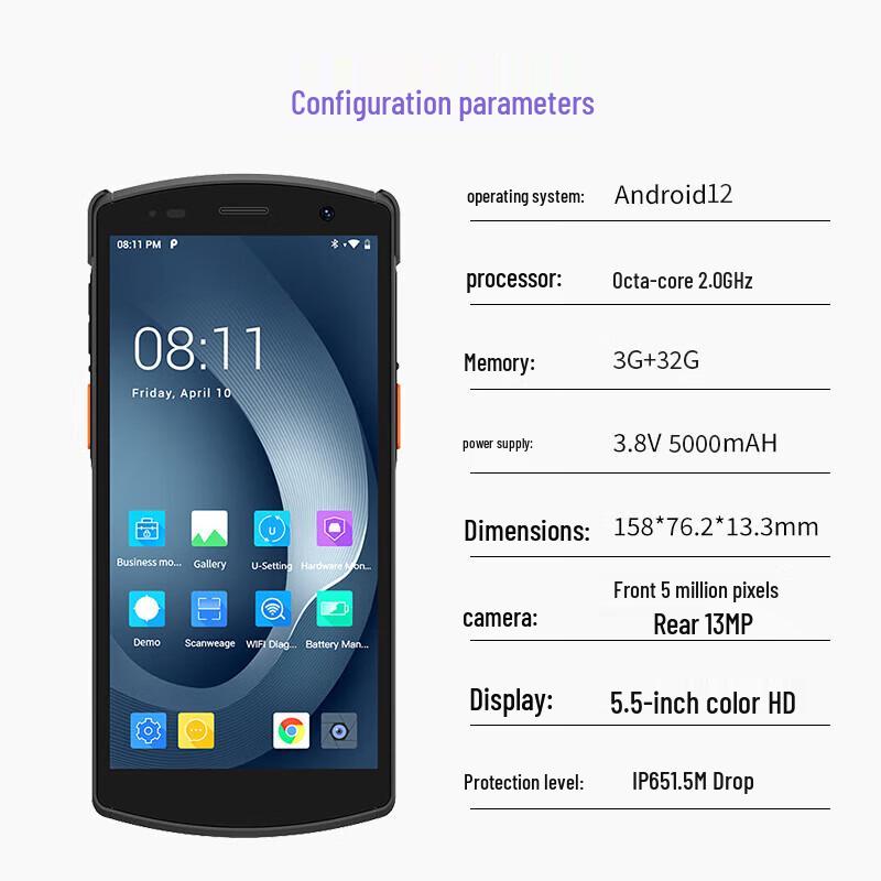 UROVO i6310 Pro Handheld Android Barcode Scanner