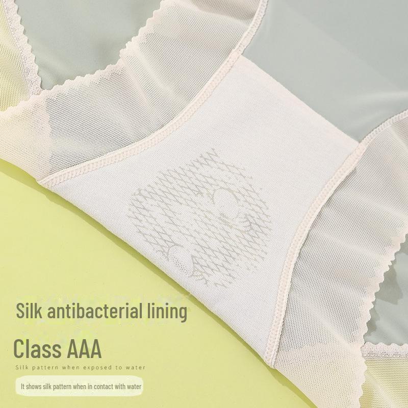 Leichte Bauch-Hüft-Lift-Unterwäsche in Übergröße mit hoher Taille für Damen – Sommer-Maulbeerseide, antibakteriell, Eisseide, für 200 lbs.