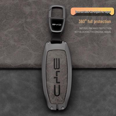 BYD Car Key Case: Compatible with Qin PLUS, Tang, Seagull, Seal, Dolphin, Song Plus, Han EV, Yuan, and Frigate Models.