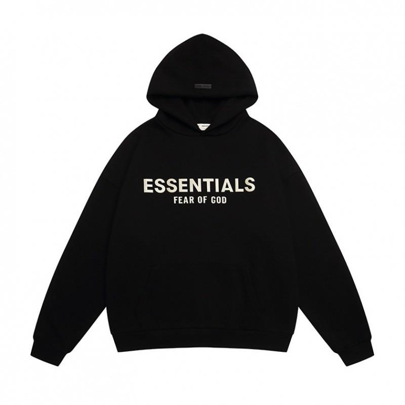 Unisex Streetwear Hoodie With Bold Letter Print Oversized Fit Fleece-Lined Cotton Sweatshirt