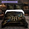Valencia FC Themed Bedding 3Pcs Duvet Cover Set Decorative Bed Linen For Teen Room Home Decoration