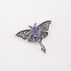 Natural Iolite Gemstone 925 Sterling Silver Jewelry Butterfly Pendant For Her CP-31-14