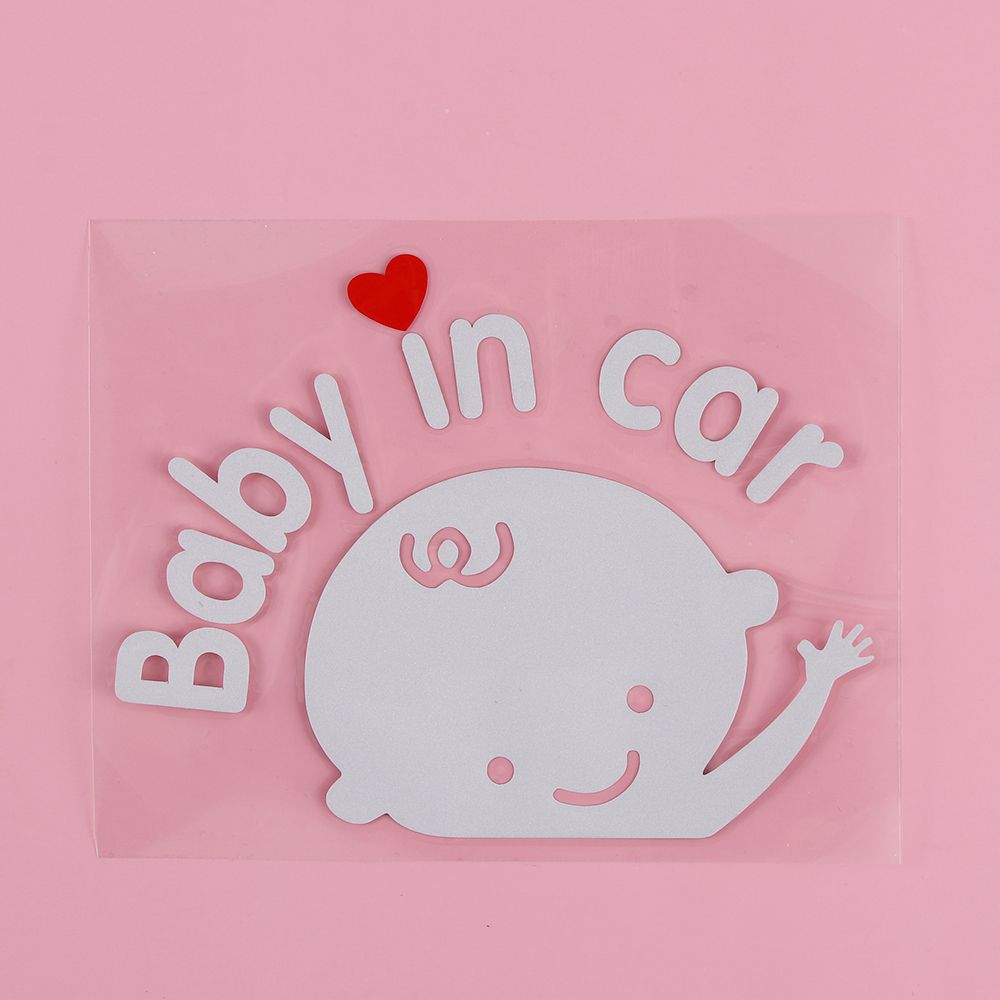 New Laser Waterproof 3D Cartoon Auto Decal Window Car Stickers Auto-styling Windshield Baby In Car