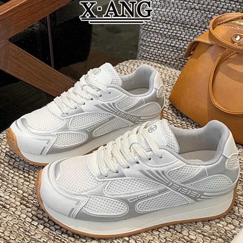 

Summer thin breathable mesh leather women s shoes new lightweight casual sports shoes 40