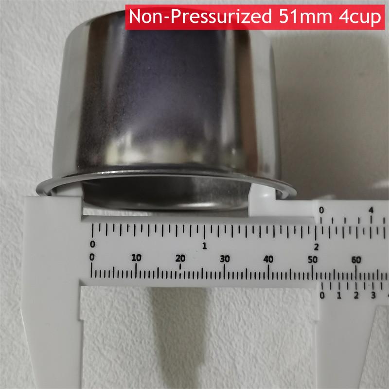 Coffee Filter Basket 58mm 54mm 51mm Portafilter Basket For De longhi 1/2/4cup For Delonghi Breville Coffee Machine