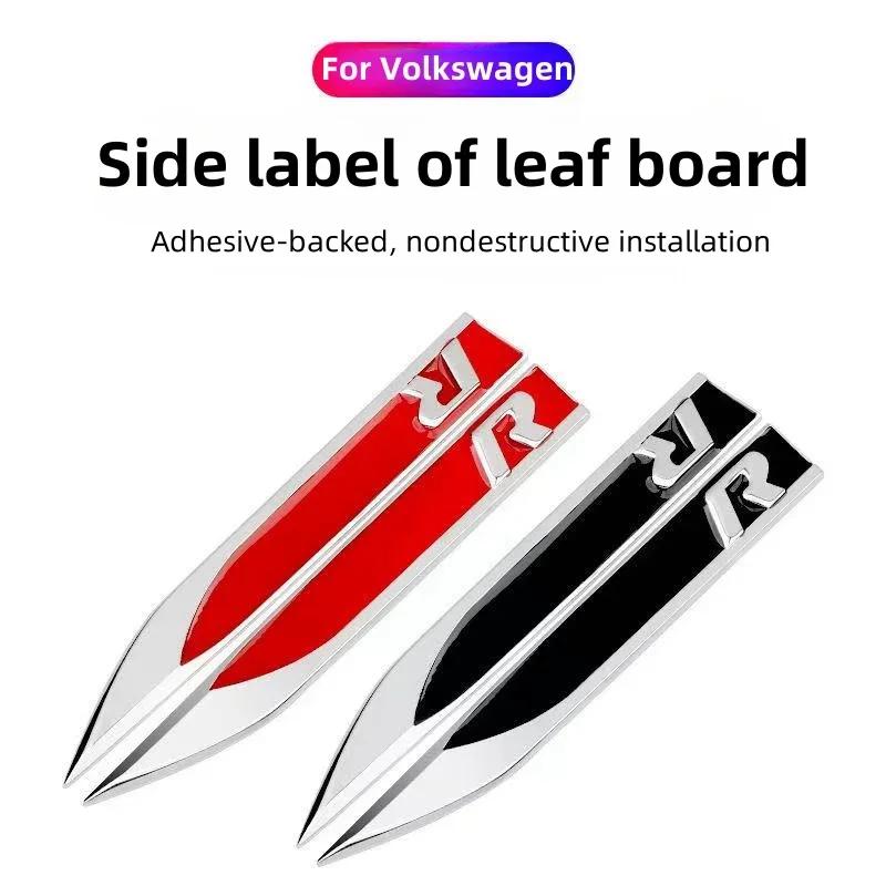 2025 Hot 1PCS 3D Metal Car Body Side Fender Badge For Volkswagen VW Golf 7 6 5 GTD GLI Logo Sticker Emblem Decals Styling Access