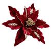 Christmas Flower Christmas Tree Decoration Sequin Flannel Decoration Adjustable