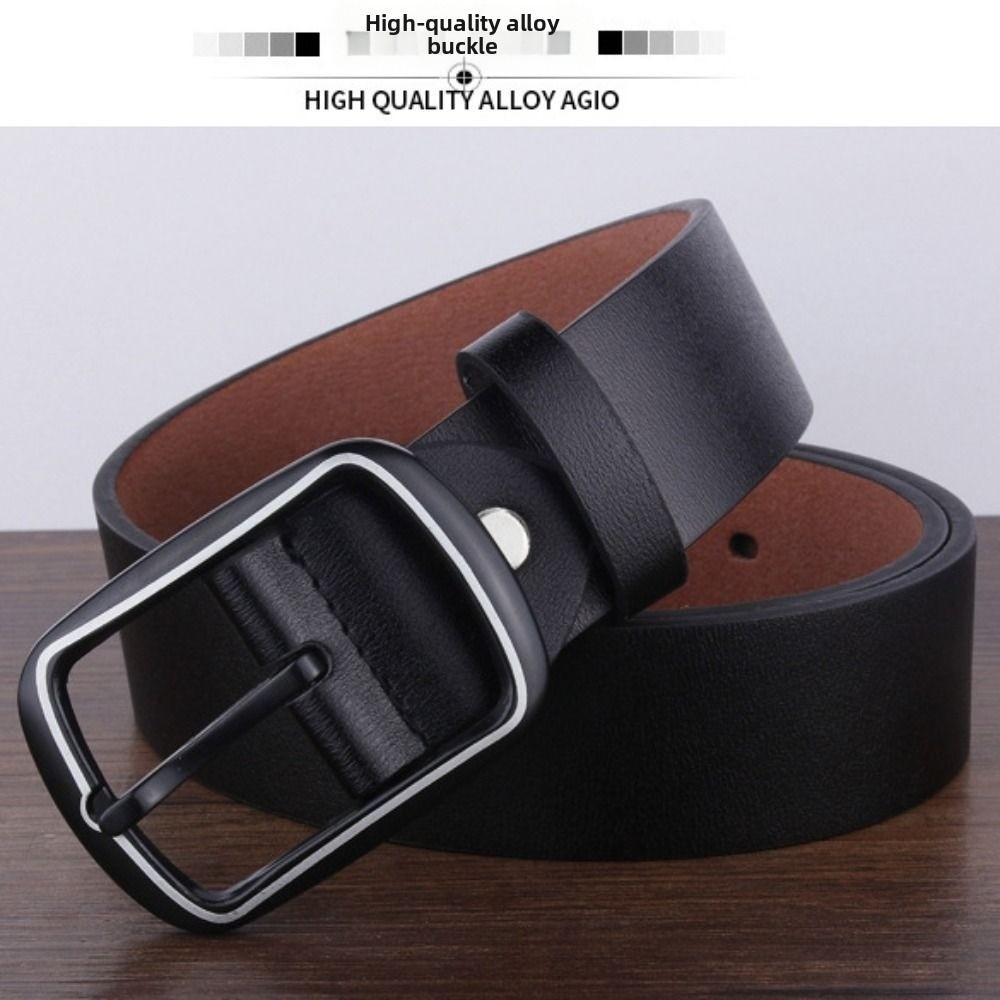 Soft Men Belt Durable Jeans Belt Classic Style Trousers Belt Casual