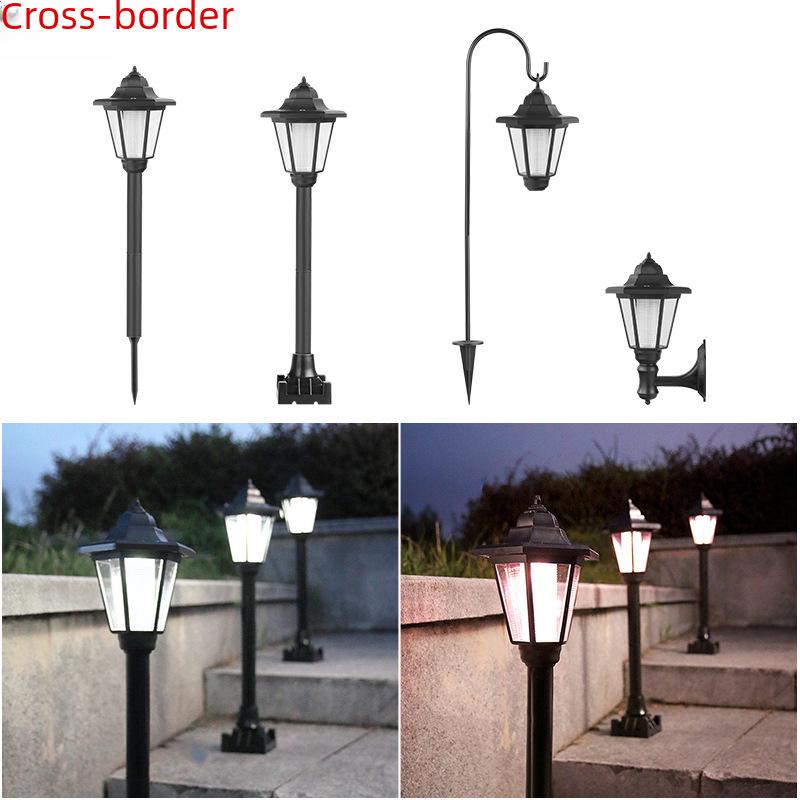 

Ретро Шестигранный Солнечный Двор Настенный и Газонный Светильник Solar Courtyard Light