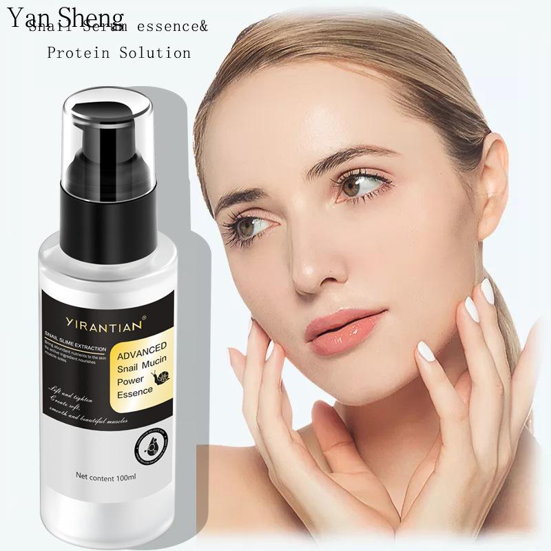 Snail Protein Essence Solution Brightens Skin Color and Shrinks Pores