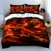 Fiery Soccer Bedding Set for Fans Bedding set (1 duvet cover, 2 pillowcases, duvet not included)