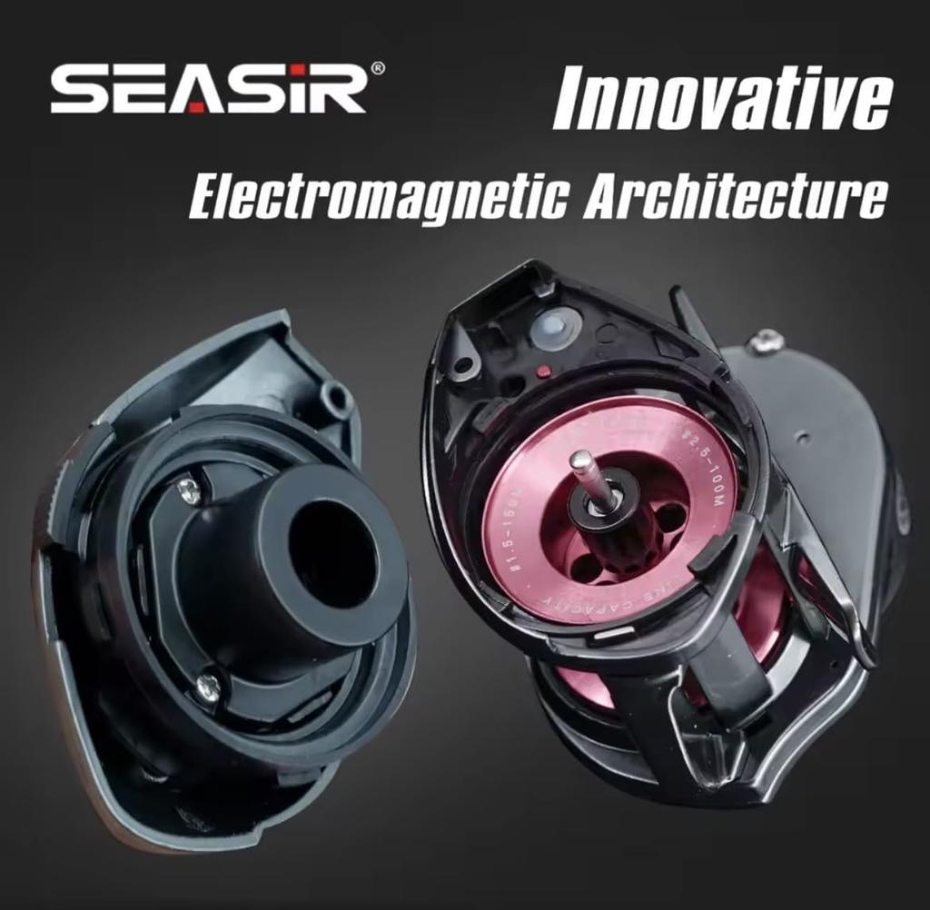 SEASIR DCAST Chinese DC Baitcasting Long DC Electronic Bass DCAST Reel, Versatile, Cast, Brake, Control, Waterproof, Saltwater, Fishing, Chinning,