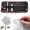 Blending Tools Drawing Kit Sharpener,Eraser Charcoal Pencils Sketching Pencils Set  Art Supplies