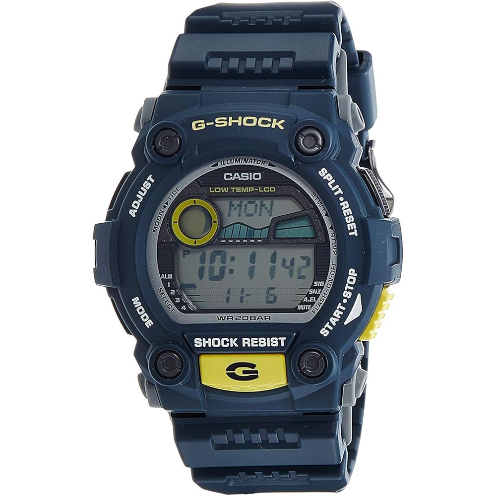 Casio G-Shock G-7900-2 Blue Gray Yellow Men's Watch Waterproof Shock Resistant Digital Timepiece