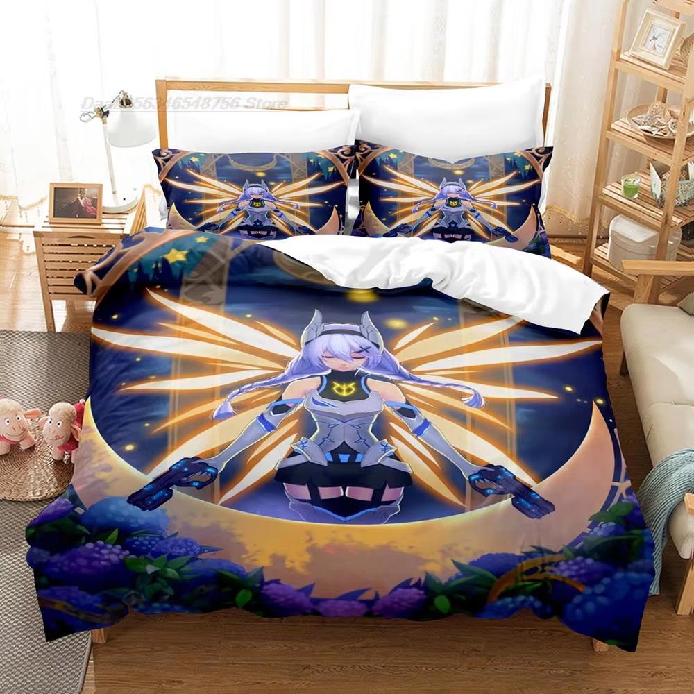 Honkai Impact 3rd Bedding Set Single Twin Full Queen King Size Bed Set Adult Kid Bedroom Duvet Cover Sets 3D Print Kawaii Anime