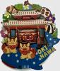 Japanese Epoxy Wood Refrigerator Magnets - Cute Cartoon Cultural Souvenirs, Soft Magnetic