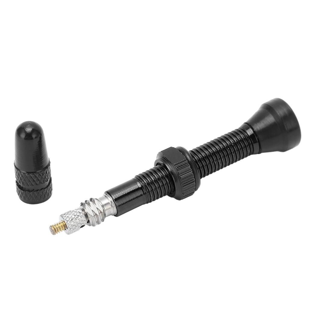 Tubeless Valve Stems Anodized Aluminum Alloy Vacuum Extension 40MM for Valve for Road Bikes Mountain Bikes