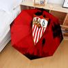 Football Sevilla Artwork Automatic Folding Umbrella - 8-Rib Travel Umbrella with Auto Open/Close & Portable Gifts for Holidays or Birthdays