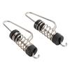 10PCS Boat Flag Clips Stainless Steel for Halyards Outrigger Lines Antennas Stern Lights Flagpole