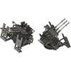 Bunker Studio 1/350 Scale Japanese Navy Type 96 25mm Triple Machine Gun LPR Sight, Late Model with Shield, 10-Piece Set, Plastic Model Kit Parts, BSTI