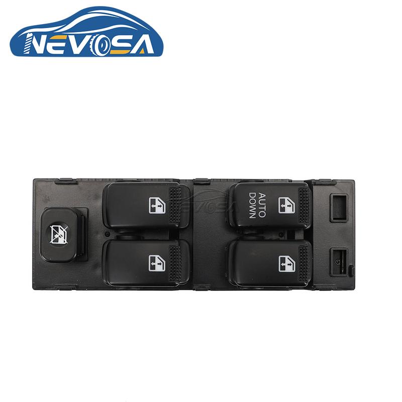 NEVOSA 93570-1C110 LHD Front Left Driver Power Window Switch Button For Hyundai Getz Matrix 2003 2004 2011 Kia Carens 2002 2005