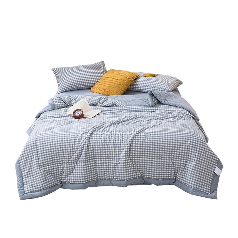 Pure Cotton Small Plaid Summer Quilt