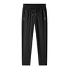 2025 Men's Ice Silk Quick-Dry Joggers: Summer Thin, Loose Fit, Straight-Leg Casual Pants