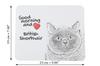 British Shorthair - mouse pad com estampa, pad de gato personalizado, gadget exclusivo para um trabalhador de escritório da marca Art-Dog