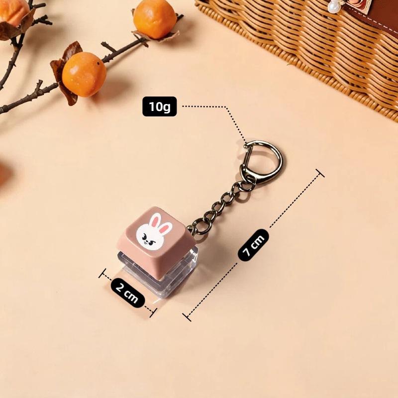 8pcs Stray Kids Keycap Keychain Set, Cute Double Keyboard Keycap Bag Charm, Kpop Pendant for STAY Fans