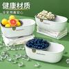 Double-layer Snack Fruit Food Storage Box Household Fruit Plate Drain Tray Special Storage Basket for Lazy People