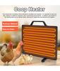 Calentador termostático para gallinero, Panel calefactor para aves de corral de 160W, temperatura de 0-99 ℃, placa calefactora radiante para granja de invierno