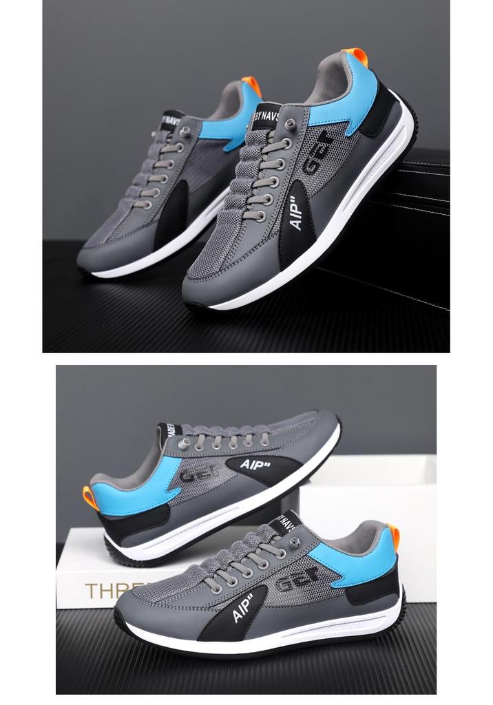 Brand Men's 2025 Summer Lightweight Sports Shoes - Comfortable, Soft Sole, Fashionable, Casual Mesh Design