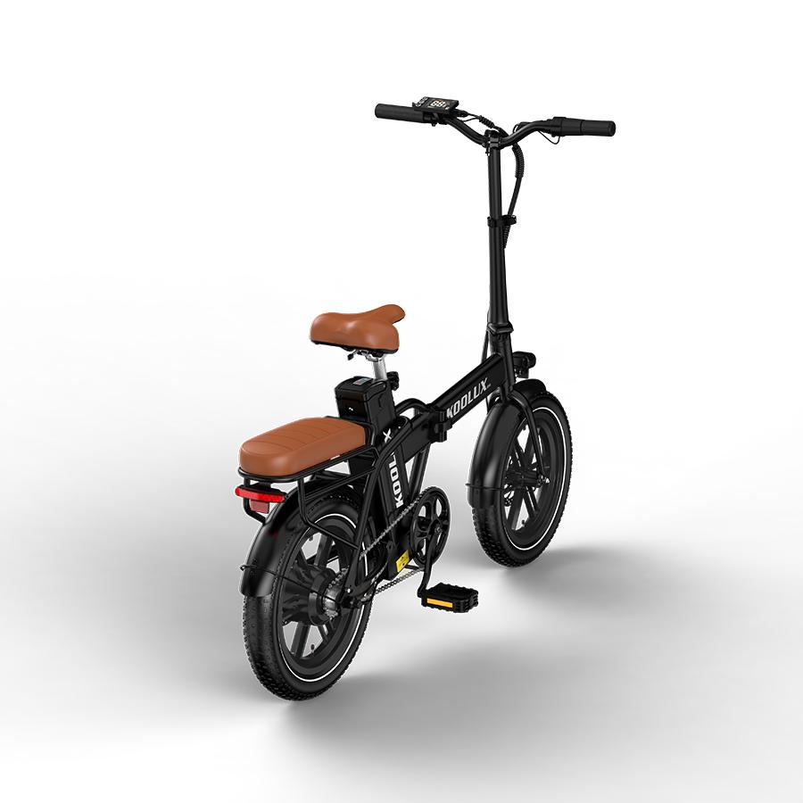 Folding City Electric Bike KOOLUX X10 Adult Commuting Electric Bicycle 36V13Ah Battery 16 Inch Tires 50-65KM Range 350W 120KG Load E-Bike