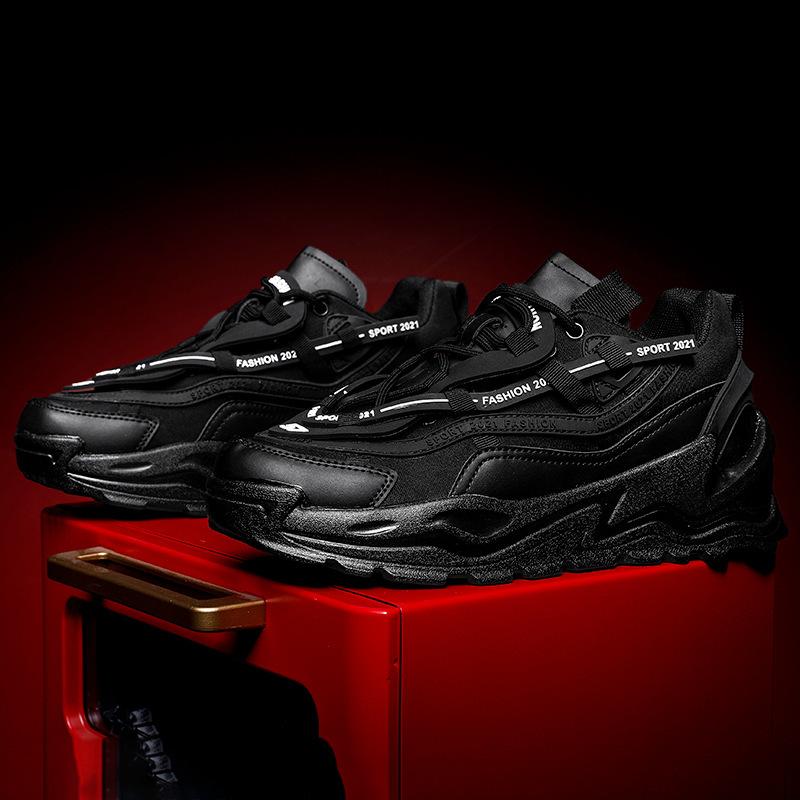 

Европейская станция Неделя моды Daddy Shoes Взрывная спортивная повседневная обувь Мужская холодная липкая мужская обувь большого размера Модная обувь 45