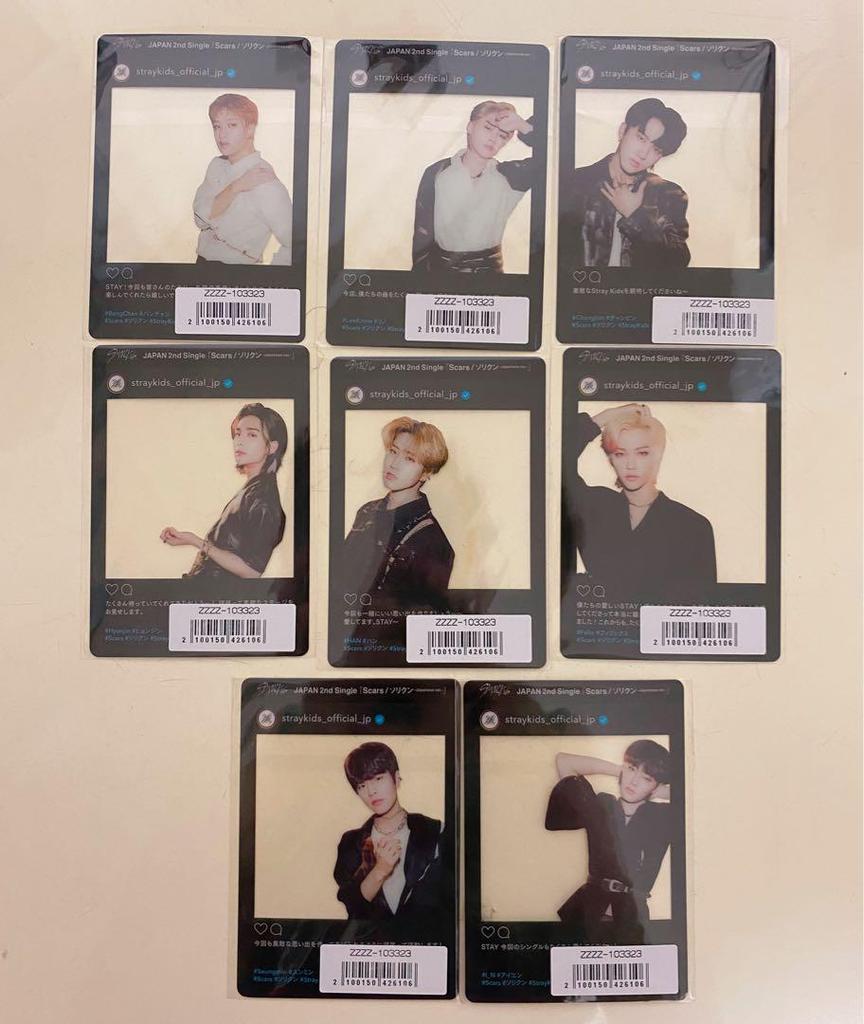 [USED] Straykids Scars Sony Musical Bonus Photo Frame Card