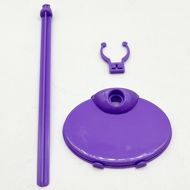 Doll Stand with Adjustable Waist Clip for 6-Point Dolls (Plastic)