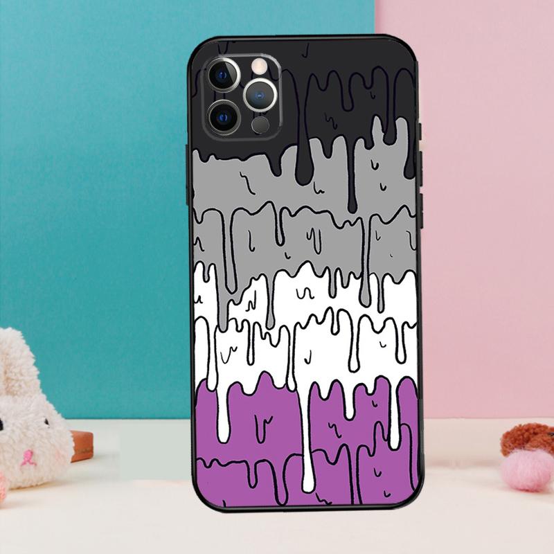 Pastell Kawaii Schmelzendes LGBTQ Design Handyhülle Für iPhone 17 Air 16 15 14 12 11 13 Pro Max 12 13 mini 15 16 Plus 16e Hülle Coque