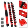 1Pcs 1/4" 3/8" 1/2" Socket Wrench Holder Traight Rail Bracket Wall Holder Socket Organizer Wrench Storage Tool Box Plastic