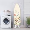 Floral Pattern Iron Board Cover 15x54 Ironing Board Cover with Elastic Edge Scorch Stain Resistant Ironing Board Covers Iron Table Cover