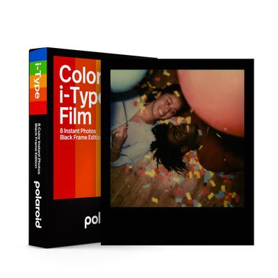 Polaroidový instantný film Farebný film pre edíciu s čiernym rámikom Farebný film Sada 8 ks Farba rámika Čierna i-Type – (6019)