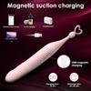 Women's Vibrating Wand Massager - 10 Speeds G-Spot Clitoral Stimulator, Waterproof Silicone Sex Toy for Adults