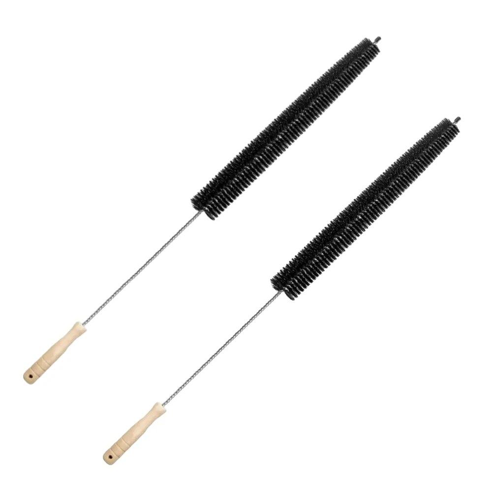 2pcs Long Radiator Cleaner Brush Strong and Flexible Cleaning Radiator Brush for Radiator & Dryer Lint & Washing Machine
