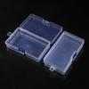 Transparent Plastic Storage Jewelry Box Rectangle Case Empty Storage Boxes Tool Box Sturdy Multifunctional Durable