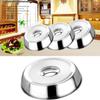 Stainless Steel Multi-Purpose Round Lid for Griddle, Grill, Pot, Bowl, Plate, Heating, Fresh-Keeping, and Vegetables