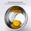 New Durable Stainless Steel Mixing Bowl Cold Vegetable Bowl Thickened Baking Fruit Salad Bowls Large Capacity Egg Mixing Basin