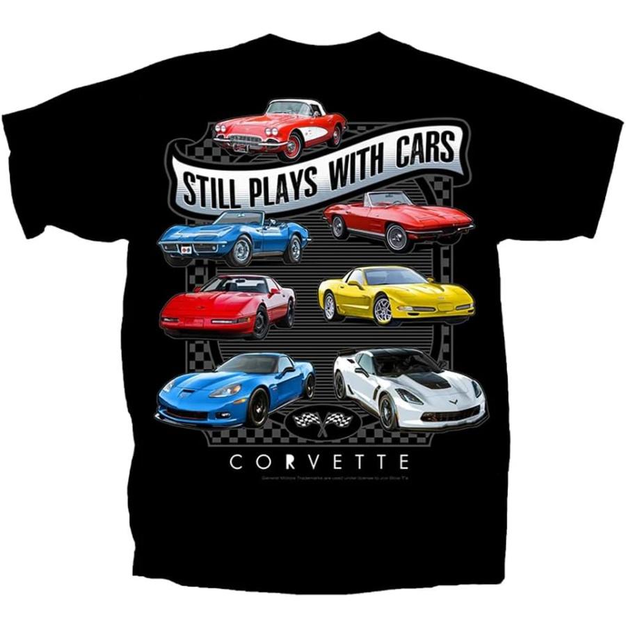 SR1 Performance Corvette Still Plays with Cars Tee Shirt - C1 to C7 Generations Men s T-Shirt XXXXXL разноцветный