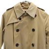 HYKE with Liner Trench Coat 1 Beige 2way Made In Japan Women Used