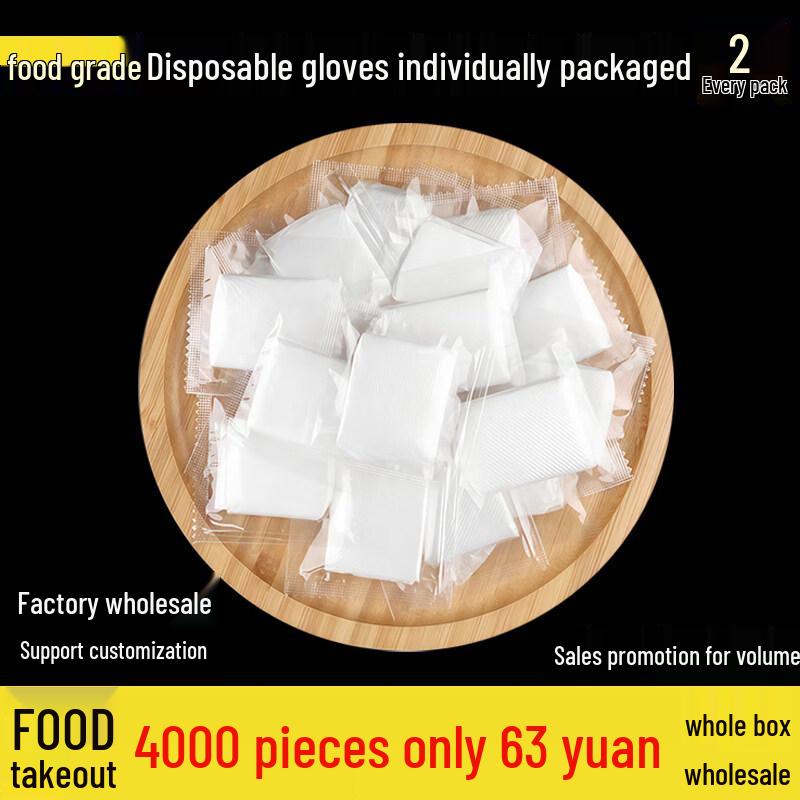 ZISIZ Individually Packaged Disposable Gloves