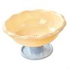 Decorative Flower-Shaped Fruit Bowl with Drainage Holes, Removable Base, 26 Cm X 14 Cm.