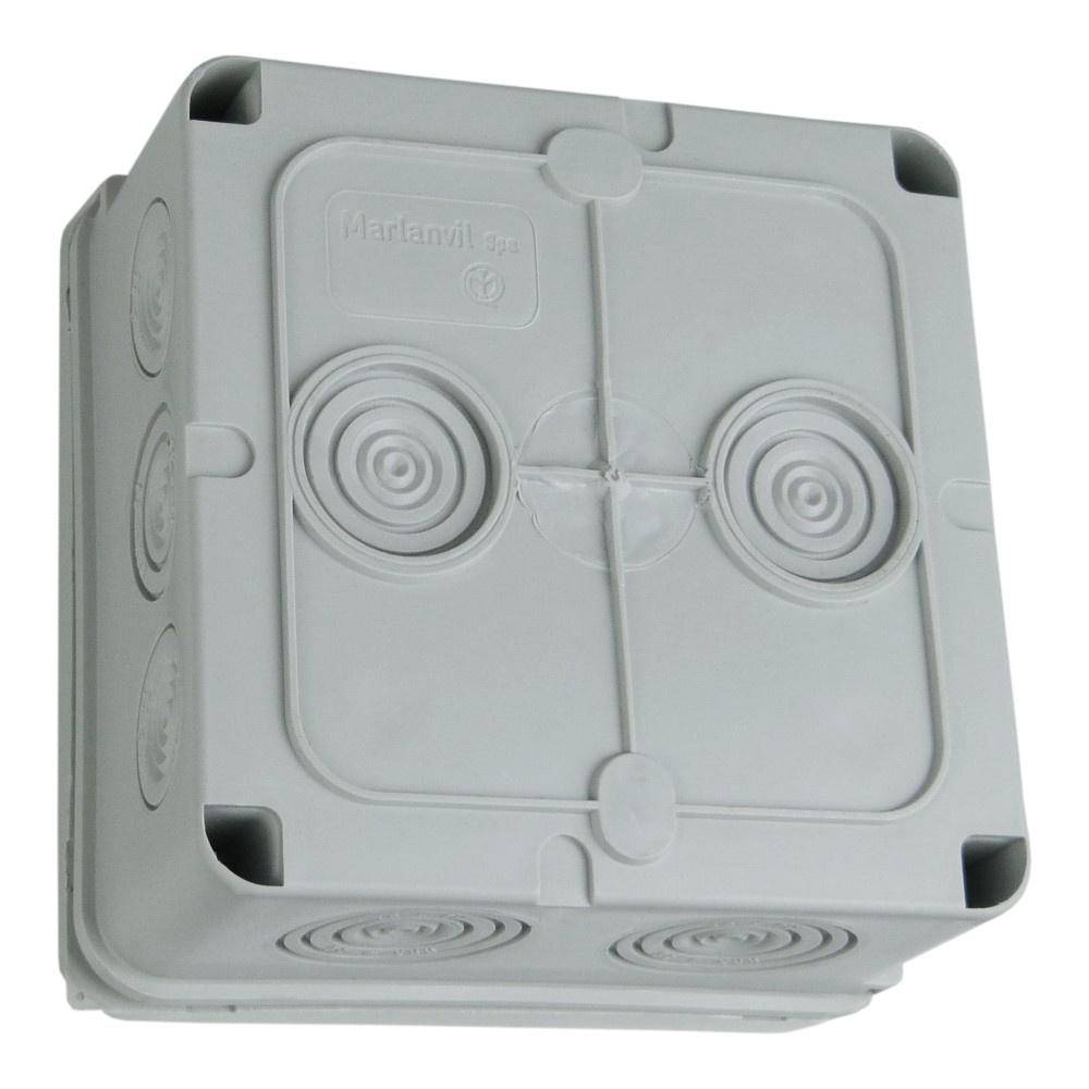 Puszka Natynkowa 94X94X50 Mm Z Membranami Ip65 Hermetyczna Kwadratowa